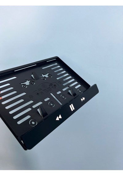 Play Pause Pleksi Motor Plakalığı