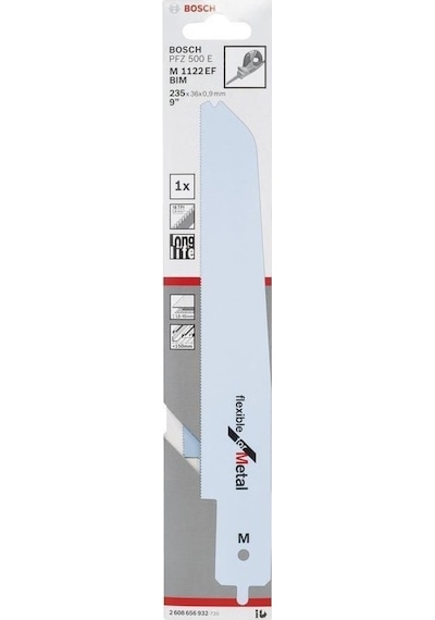 Bosch M 1122 EF 150mm PFZ 500 İçin Fleks Metal Testere 2608656932