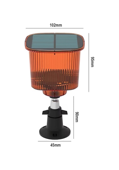 Ayt Powermaster Pm-26955 Mikrofonlu Sesli Hayvan Kovucu Alarm Cihazı Solar Güneş Enerjili Panelli Vahşi Hayvan Kovacağı