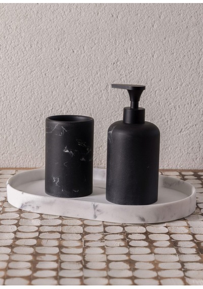The Mia Marble Banyo Tepsisi Beyaz 30x20x3 Cm Çok renkli