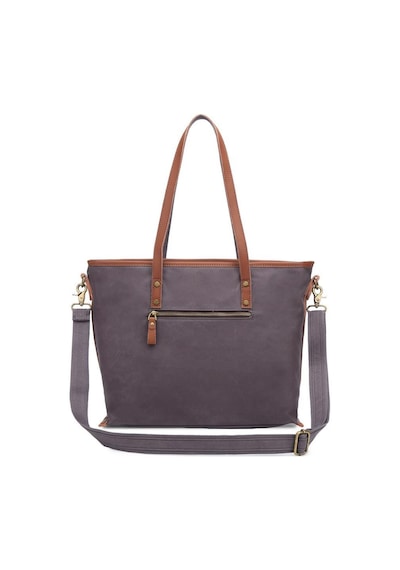Kanvas Kumaş Kadın Omuz Çantası Smart Bags 1330 Kahve