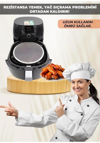 Dolphfin Airfryer Yağ Sıçratmaz Tel Xxl Modeller