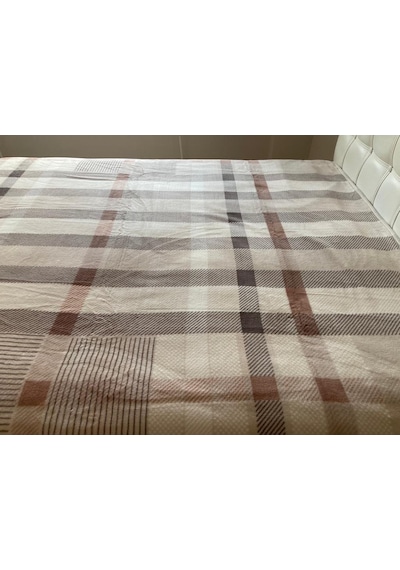 Mink Lacasa Lüks Vizon Tek Kişilik 1084 Kahve Battaniye 160X220