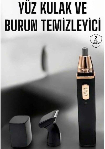 Seyahat Tipi Mini Taşınabilir Siyah Burun Kulak Yanak Kıl Ve Tüy Temizleme Makinesi -