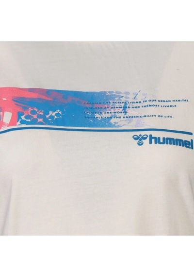 Hummel Mestan Kadın Ekru Bisiklet Yaka Tişört 911330-9024