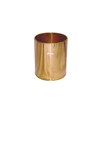 Paslanmaz Metal Gold Renkli Ofis Mutfak Banyo Çöp Kovası 3 Litre Altın