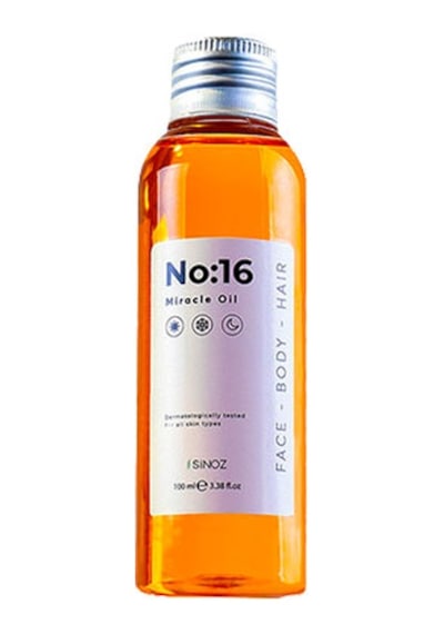 Sinoz No 16 Nemlendirici ve Işıltı Verici Mucizevi Bakım Yağı 100 ML