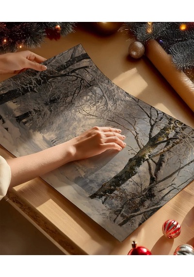 Çerçevesiz Poster Zarif Manzara Sanat
