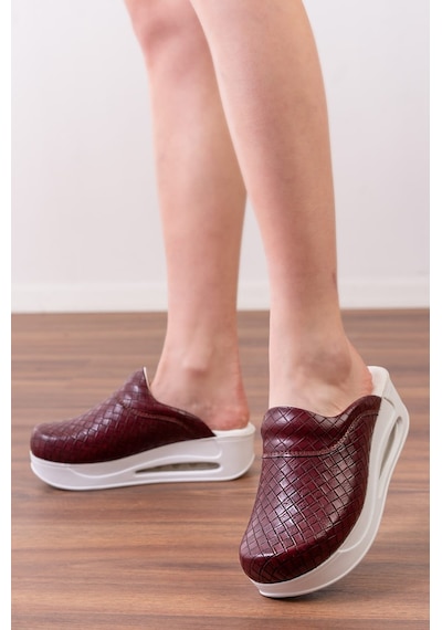 Blum Sabo Terlik Bordo Air Max Ortopedik Ve Anatomik Sabo Terlik Bordo