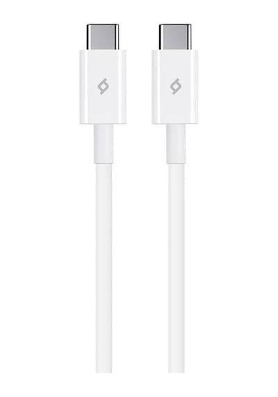 Usb-c - Usb-c 120cm 60w Pd/qc Hızlı Şarj/data Kablosu Beyaz
