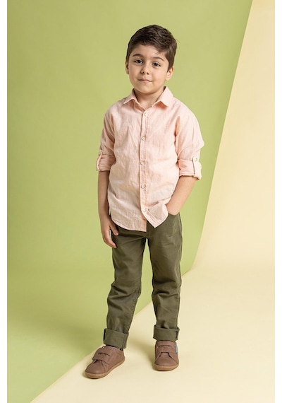 Smart Walker Casual Kahverengi Meşe Barefoot Çocuk Ayakkabı Kahverengi