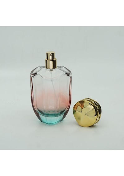 Parfüm Şişesi 100 Ml 5 Adet Çift Renkli Oval Model Parfüm Şişesi 100 Ml 5 Adet Çift Renkli Oval Model