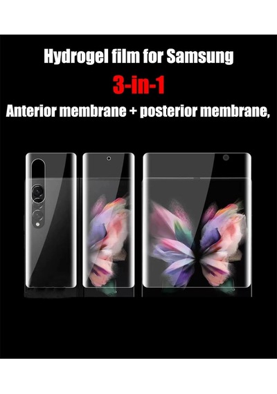 Huawei Honor Magic V2 Uyumlu 2 Ön 1 Arka Body Şeffaf Ultra Koruyucu Nano Jelatin