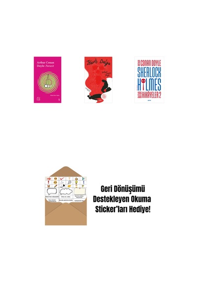 Everest Açıkhava 37 - Parazit + Zehirli Dalga + Sherlock Holmes - Bütün Hikayeler 2 + Okuma Sticker'ları