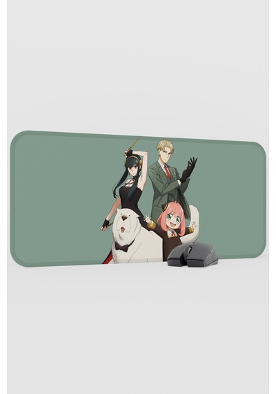 Spy Family Anime V3 - 70x30 Xl Gaming Kauçuk Kaymaz Taban Mouse Pad Fare Altlığı