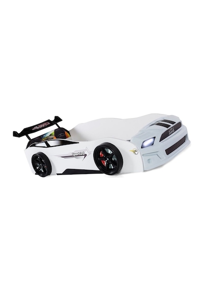 Beyaz Arabalı Yatak Sport Mst Işıklı 90x190 Cm Beyaz Arabalı Yatak Sport Mst Işıklı 90x190 Cm