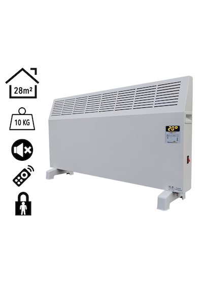 Heatbox Konvektör Isıtıcı 2500W Uzaktan Kumandalı Dijital HBK2500D