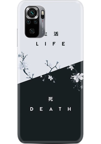 Xiaomi Note 11 Se Kılıf Resimli Desenli Baskılı Silikon Life and Death 1339