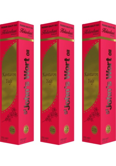 Hekimhan Bitkisel Kantaron Yağı 3 x 250 ML