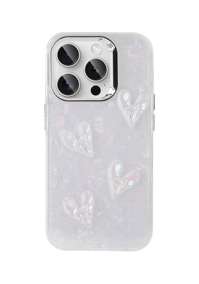 Zeyline Apple Uyumlu iPhone 15 Pro Max Kabartma Figürlü Parlak Zore Eralli Silikon Kapak-kelebek