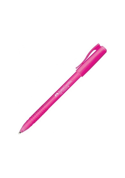 Faber Castell Tükenmez Kalem Renkli Pembe - 10 Adet