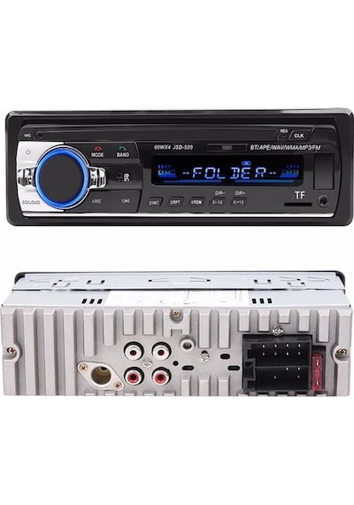 Jsd-520 Kumandalı Bluetooth'lu Oto Teyp Fm Radyo Sd Usb