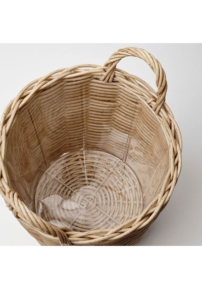 Ikea Flodbjörk Plastik Saksı, Kahverengi, Dış Mekan İçin Uygundur