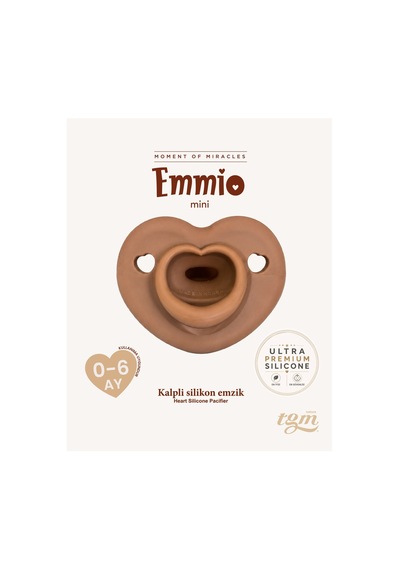 Tgm Baby Ultra Premium Silikon Kalpli Emzik Mini Bordo