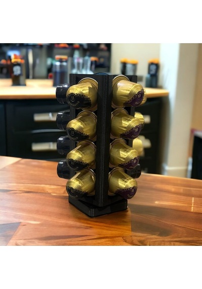 Nespresso Ve Starbuck Uyumlu Kapsül Kahve Tutucu - Hareketli Dönebilen Kapsül Kahve Standı