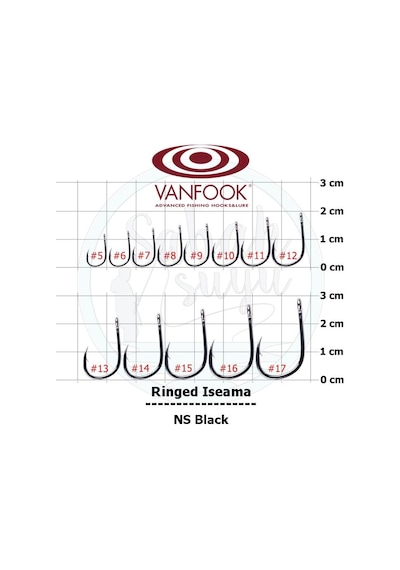 Vanfook Ringed Iseama Delikli Iğne Ns Black  11