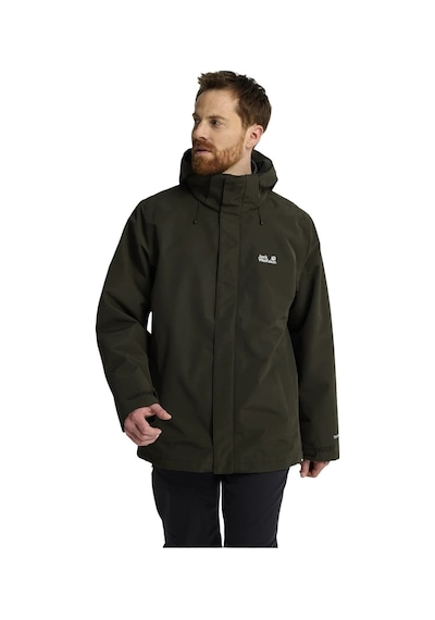 Jack Wolfskın Jack Wolfskin Pinetrail 3in1 Erkek Outdoor Ceketi E0205 Haki