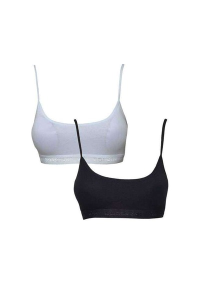 Pedli İp Askılı Beyaz Ve Siyah Büstiyer 2 Adet Beden: L-xl Diğer