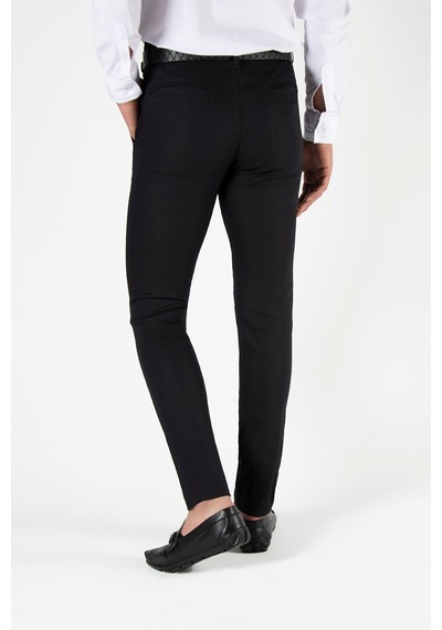 Terapi Men Siyah Slim Fit Pamuklu İtalyan Kesim Pantolon Siyah