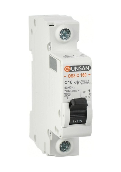 1 Adet Günsan 1x40a C Serisi 6ka Otomatik Sigorta Os3c160-1c40 10