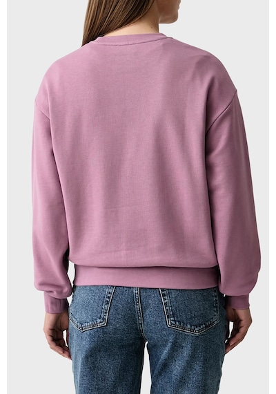 Calvin Klein Pamuklu Relaxed Fit Bisiklet Yaka Sweat Lv047b234gvcb Kadın Sweat Lv047b234g Vcb Pembe