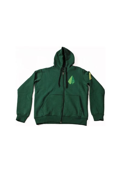 Green Arrow No:1 Kapüşonlu Sweatshirt Hoodie Yeşil Çok Renkli