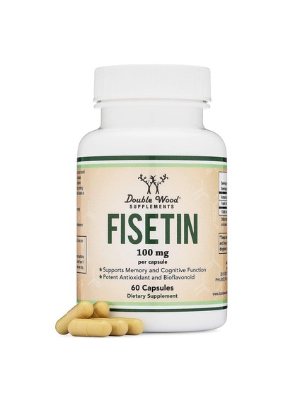 Double Wood Fisetin 100mg 60 Capsul - Hafıza Desteği + Antioksida