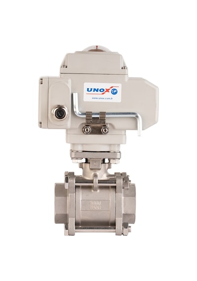 Unox Elektrik Aktüatörlü Paslanmaz Küresel Vana (424316292)
