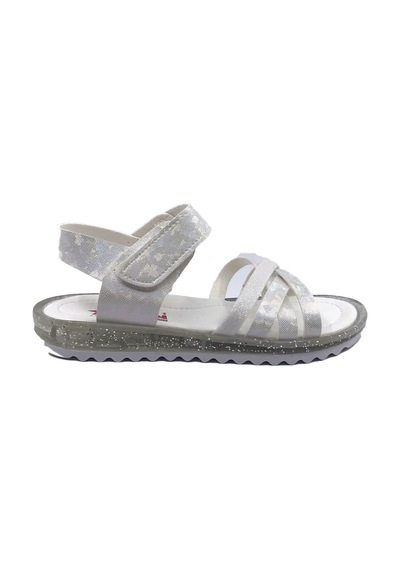 Arzen 4010 Simli Bantlı Kız Çocuk Bebe Sandalet Ayakkabı 001