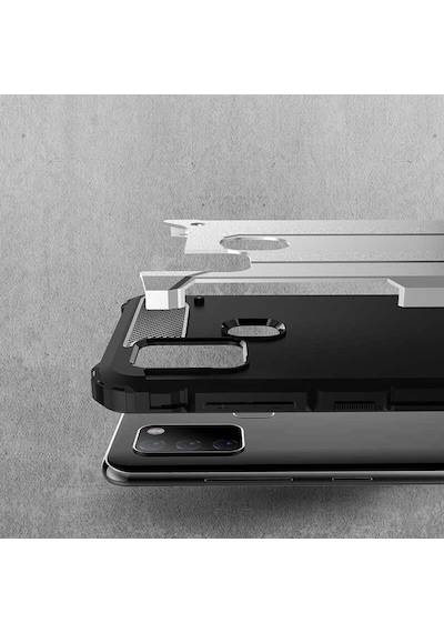 ​​Samsung Galaxy Uyumlu A21S - Kilif Darbe Önleyici Zirh Tank Kapak