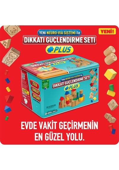 Adeda Dikkati Güçlendirme Seti Plus 5  Yaş