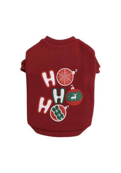 Gedyco Hohoho Bordo Küçük Irk Köpek Likralı Sweatshirt