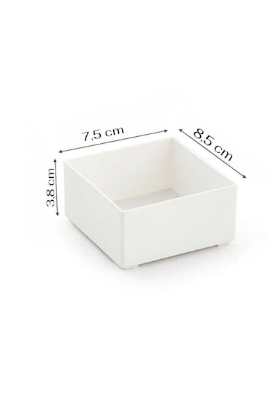 Tidy 2 Adet Mini Çekmece Organizer 3 Çekmeceli Çok Amaçlı Düzenleyici-takı Hobi Aksesuar Organizeri Beyaz