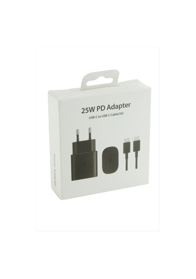 25w Type C Şarj Aleti Siyah