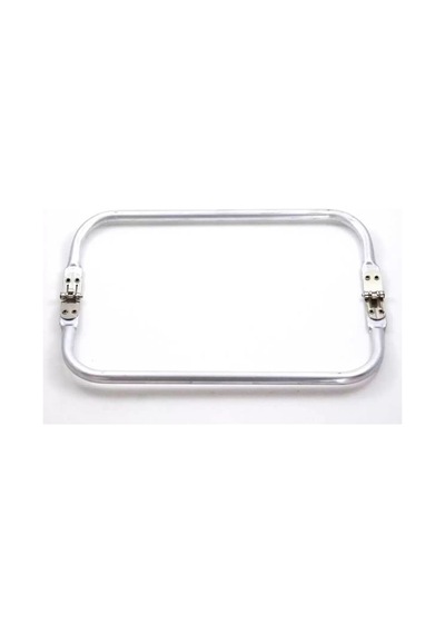 2K Gizli Metal Çanta Bursu 25 Cm - Metal Çanta Aparatı Çanta Aksesuarı Açık Ahşap
