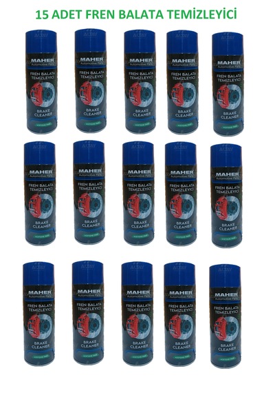 15 Adet Fren Balata Temizleyici Balata Spreyi Brake Cleaner 500 Ml X15 Adet