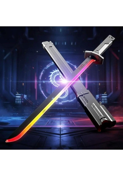 Spark Knife Kıvılcım Duman Çıkaran Metal Çarpışma Sesli Işıklı 80 Cm Işın Kılıcı