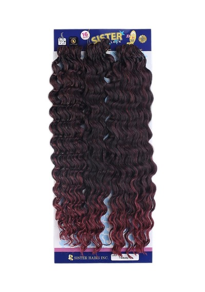 Afro Dalgası /siyah Kızıl Ombreli 1b/bg - Mydr-461874 Çok Renkli