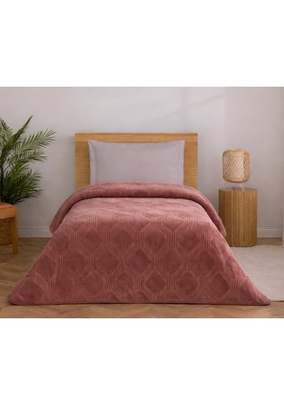 Özdilek Trendyembos Tek Kiş.battaniye 155x220 -artdeco Sıcakkahve Kahve