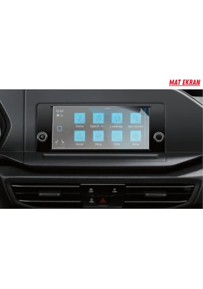 Volkswagen Golf 8 8.25 İnç Navigasyon Ve Multimedya Uyumlu Mat Ekran Koruyucu